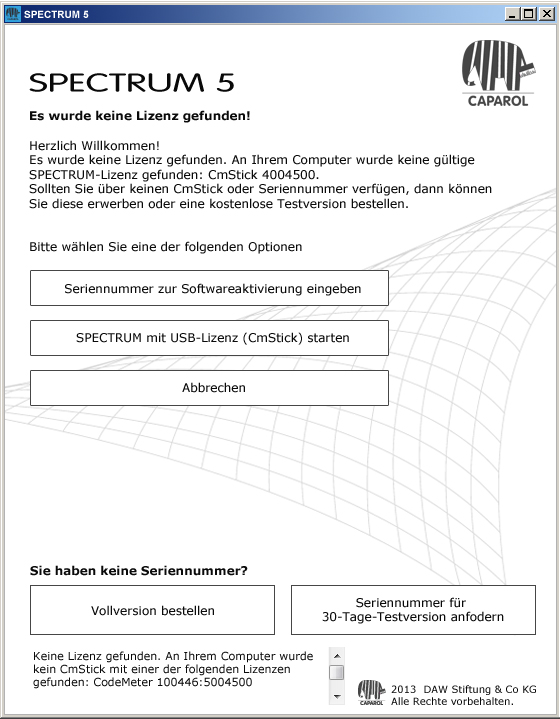 Softwareaktivierung